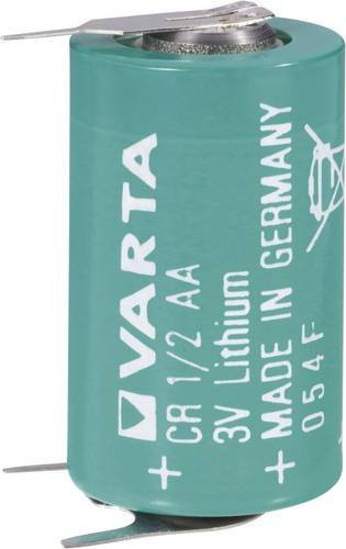 Varta CR1/2 AA SLF Spezial-Lithium-Batterie 3V mit 970 mAh und U-Lötpins - Bild 1