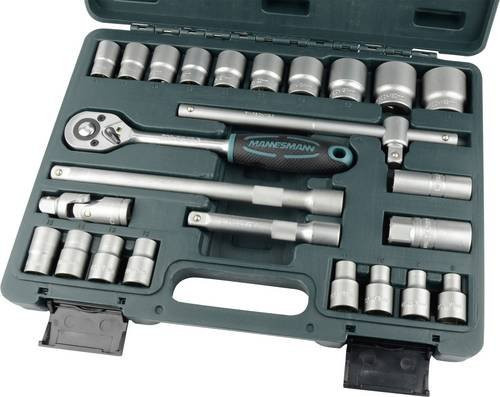 Mannesmann Steckschlüsselsatz M29080, 25-teilig, Silber - Bild 1