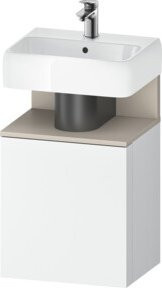 Duravit Waschtischunterschrank Qatego in Tau matt und Weiß, B/T/H: 44 x 35 x 64,5 cm - Bild 1