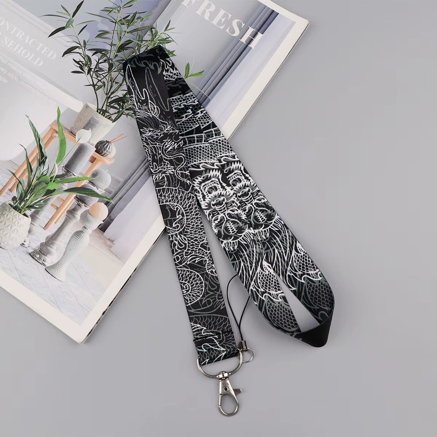 Dark Dragon Lanyard Umhängeband, black, Unisex - Bild 3