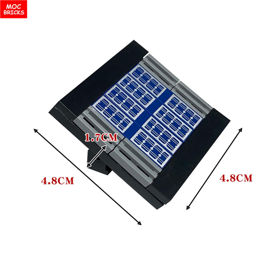 Yiran toy Solar Photovoltaik Panel Ziegel Bausteine Zubehör 6–12 Jahre - Bild 3