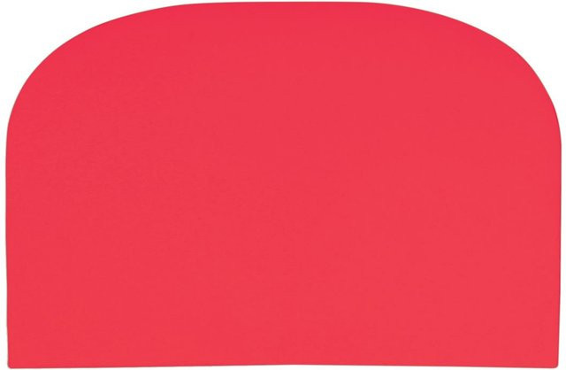 Schneider Teigschaber aus LDPE in Rot, Länge: 14,8 cm, Breite: 9,9 cm - Bild 1