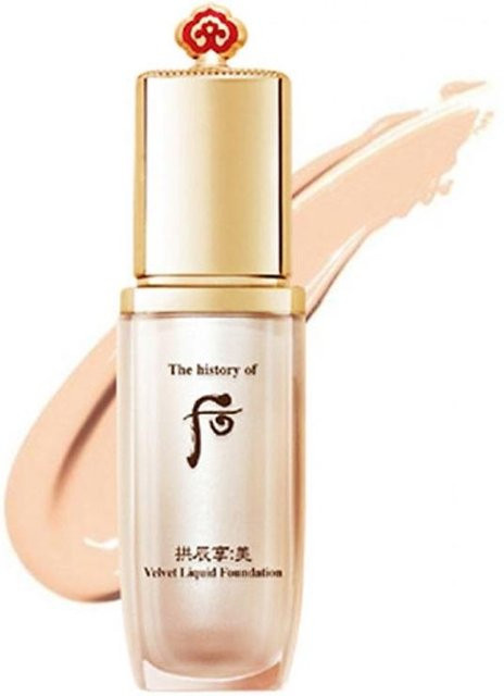 whoo Gongjinhyang Mi Velvet Liquid Foundation SPF 30, Nr. 21, 40 ml, beige - Bild 1