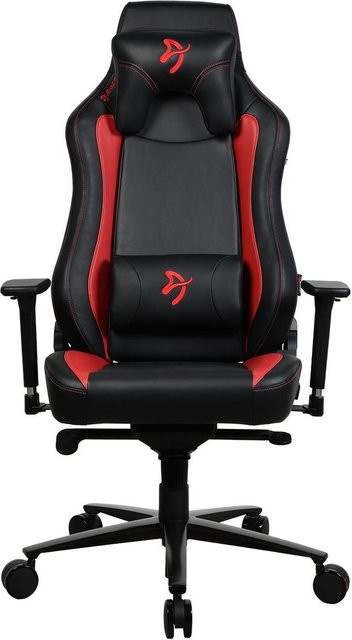 Arozzi Vernazza Gaming-Stuhl aus SoftPU in Schwarz/Rot - Bild 1