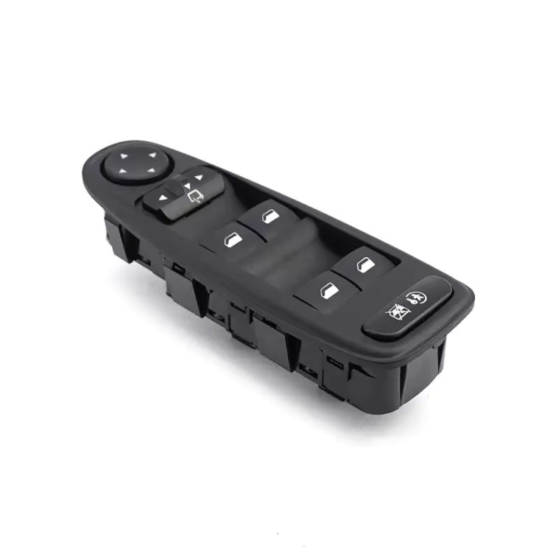 NEVOSA Elektrischer Fensterheber Schalter für Citroen C4 I und Grand Picasso 2007-2014, Farbe: Schwarz - Bild 1