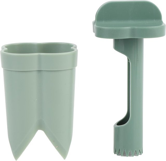 CosyHome 2 in 1 Paprikaentkerner Küchenhelfer aus Kunststoff in Grün - Bild 1