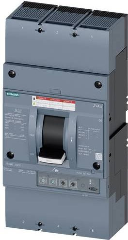 Siemens 3VA6580-7HM36-0AA0 Leistungsschalter MCB in Grau - Bild 1