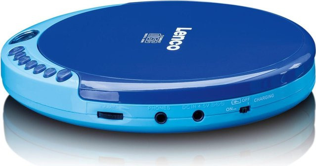 Tragbarer CD-Player Lenco CD-011 in Blau - Bild 1