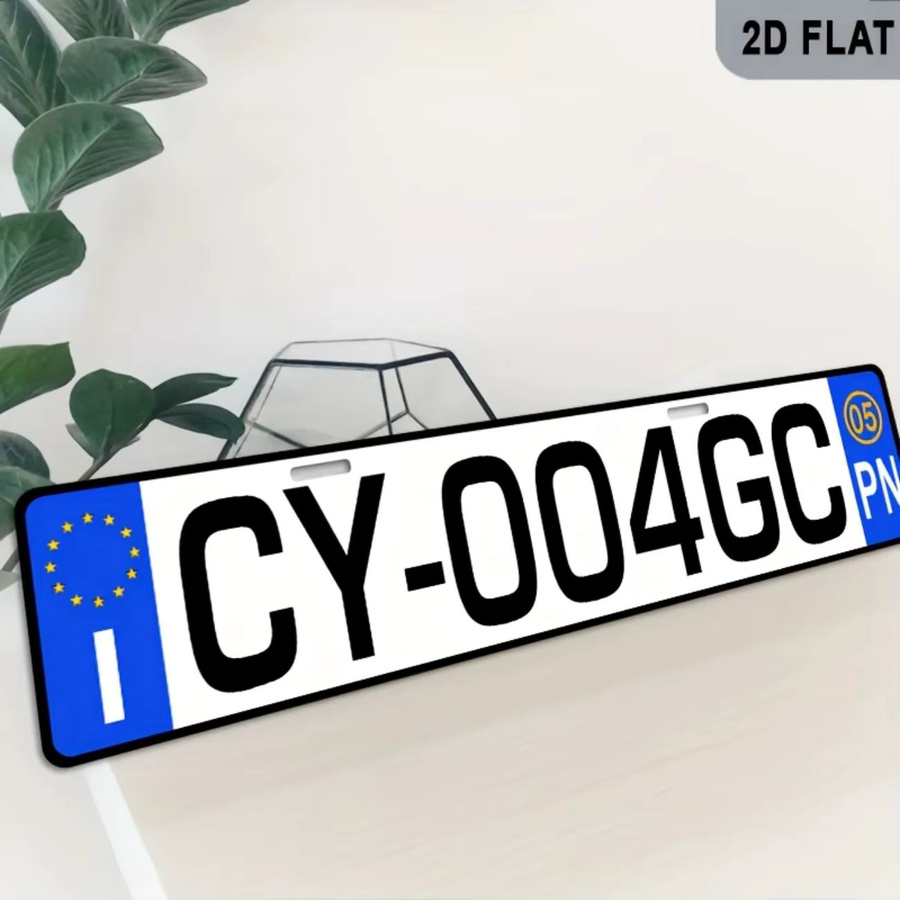 Personalisiertes Aluminium-Dekorschild Hello Young im italienischen Industrial-Stil, weiße Wandkunst aus Metall für Wohnzimmer und Schlafzimmer - Bild 4