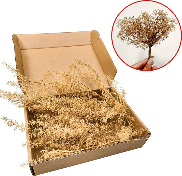TERAYSUN Miniatur-Trockenrasenmodell, Thorny Quinoa-Bäume, Natur, Braun - Bild 1