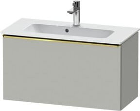 Duravit Waschtischunterschrank D-Neo Compact, wandhängend, grau/weiß, B: 81 cm, T: 37,2 cm, H: 44 cm - Bild 1