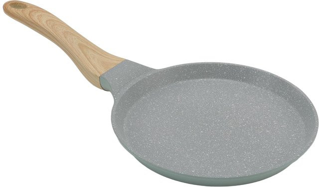 Antihaft-Bratpfanne aus Aluminiumlegierung von CosyHome in Grün und Grau mit ergonomischem Griff, Durchmesser: 20 cm - Bild 1