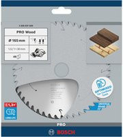 Bosch Hartmetall Kreissägeblatt Standard for Wood für Akkusägen mit 48 Zähnen, Durchmesser: 165 mm, Bohrung: 30 mm - Bild 2
