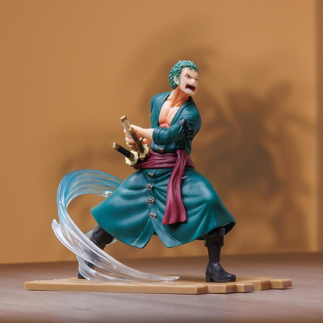 Yiran toy 1 One Piece Sanji Zoro Duell Modell Statuen Vinyl ab 14 Jahren - Bild 1