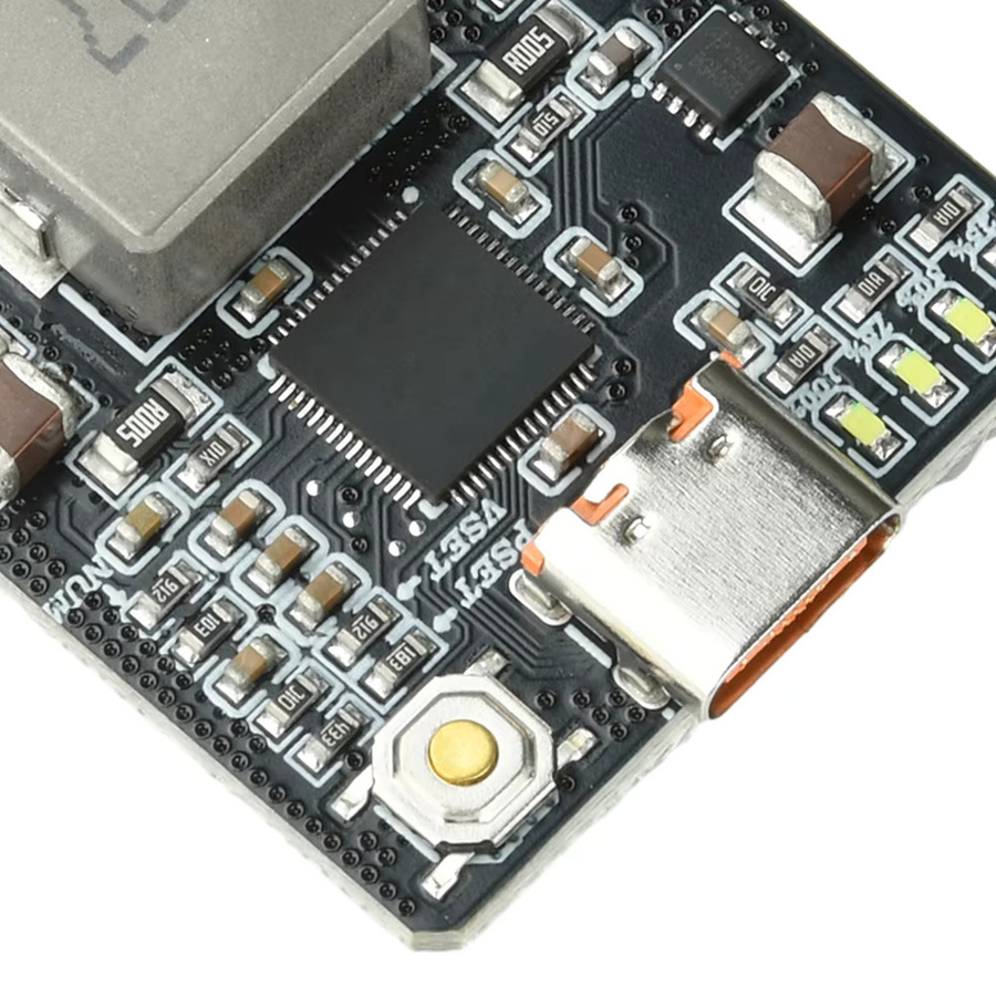 Aideepen IP2369 45W Lithium-Batterie Lade- und Entlademodul für 2S bis 6S Li-Ionen und LiFePO4 Batterien, Schwarz mit USB-C - Bild 3