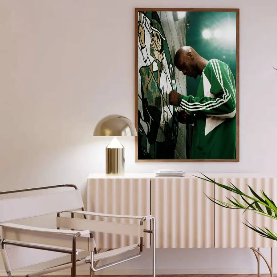 Kayou K-Kevin G-Garnett Poster, selbstklebender und wasserfester Kunstdruck in Mehrfarbig, abstrakte Wanddekoration für Café, Bar oder Zimmer - Bild 6