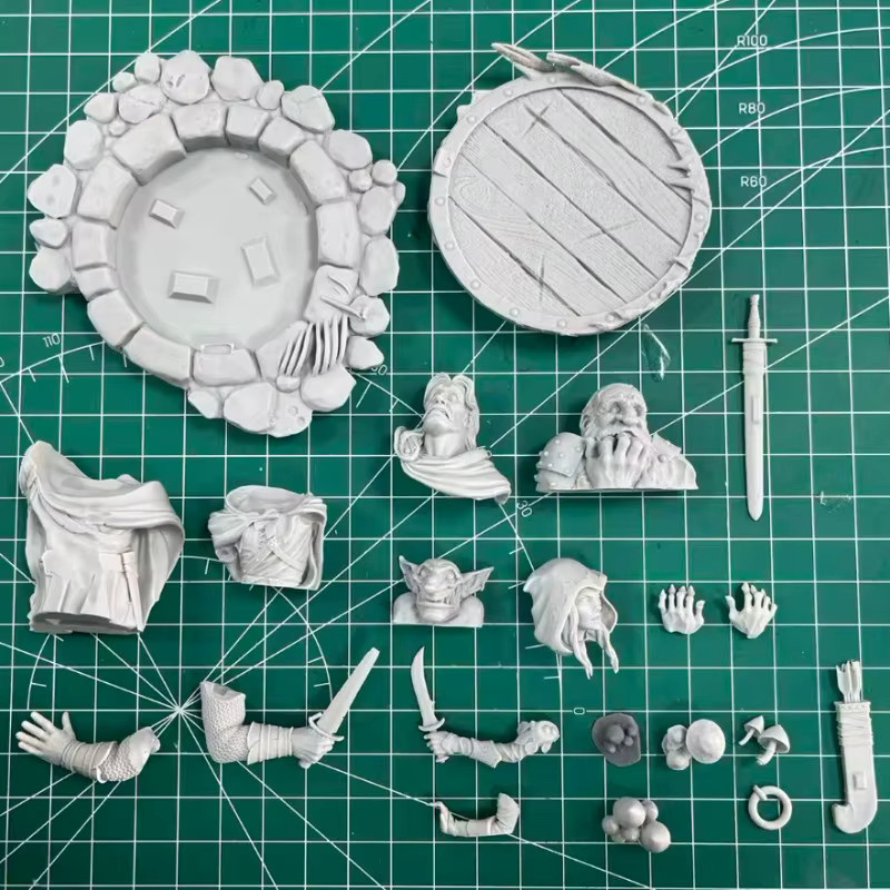 LISM Fantasy Zwerg, Modellbausatz, unmontiert und unbemalt - Bild 3