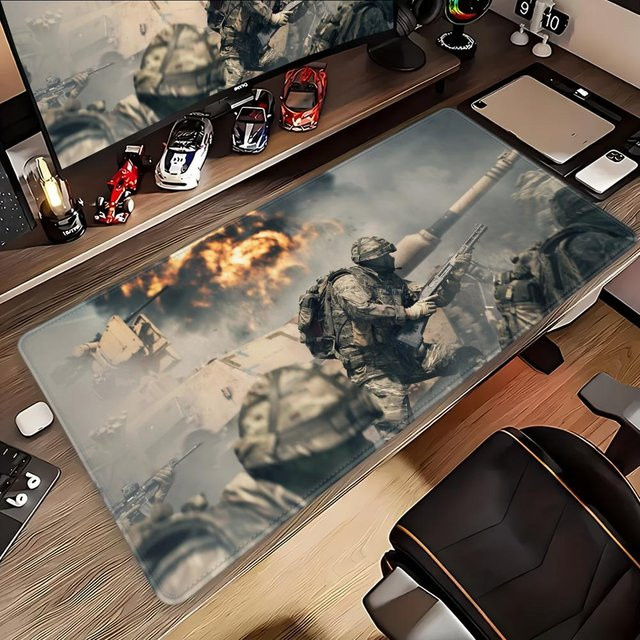 Battlefield 6 Gaming-Mauspad XXL Schreibtischunterlage in Multicolour, B/T: 100 x 50 cm und 80 x 30 cm - Bild 1