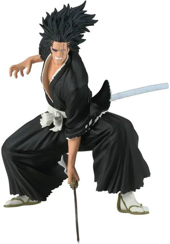 Banpresto Bleach Zaraki Kenpachi Vibration Star Figur in Schwarz aus Kunststoff - Bild 1