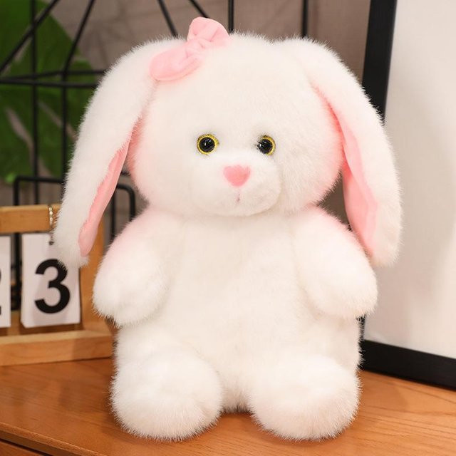 Waschbär Koala Hase Panda Puppe, Plüschtier, schwarz und weiß, 30cm - Bild 1