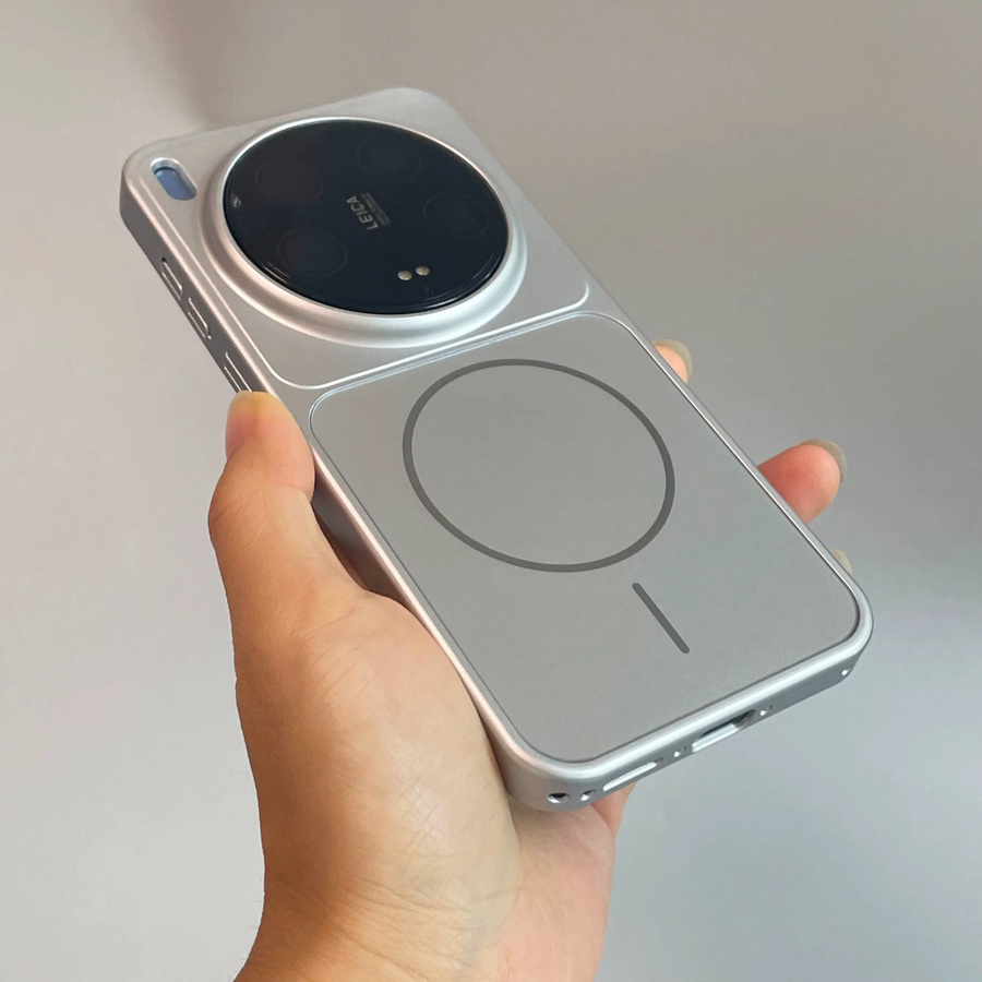 Original AG Matte Hard Armor Magnetische Schutzhülle für VIVO X300 Pro mit MagSafe Unterstützung in Schwarz und Silber - Bild 1