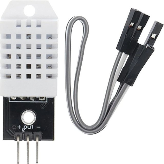 TENSTAR ROBOT AM2302 Digitaler Temperatur- und Feuchtigkeitssensor DHT22-Modul Elektronisches DIY in Weiß - Bild 1