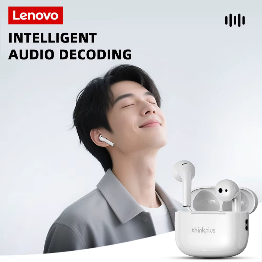 Lenovo LP30Pro True Wireless Bluetooth 5.4 Semi-In-Ear-Kopfhörer in Weiß - Bild 1