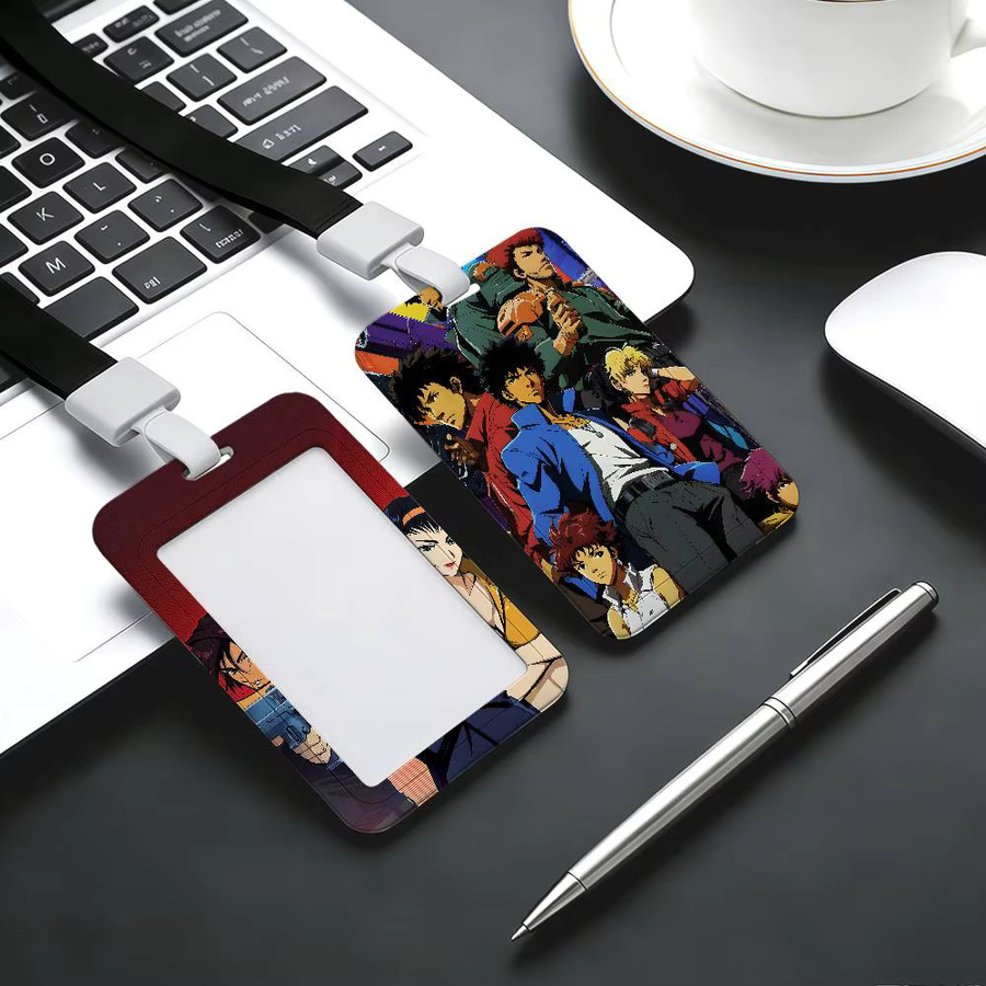 Cowboy Bebop Anime Ausweishalter und Kreditkartenhalter mit durchsichtigem Fenster in Multicolour und Transparent - Bild 4