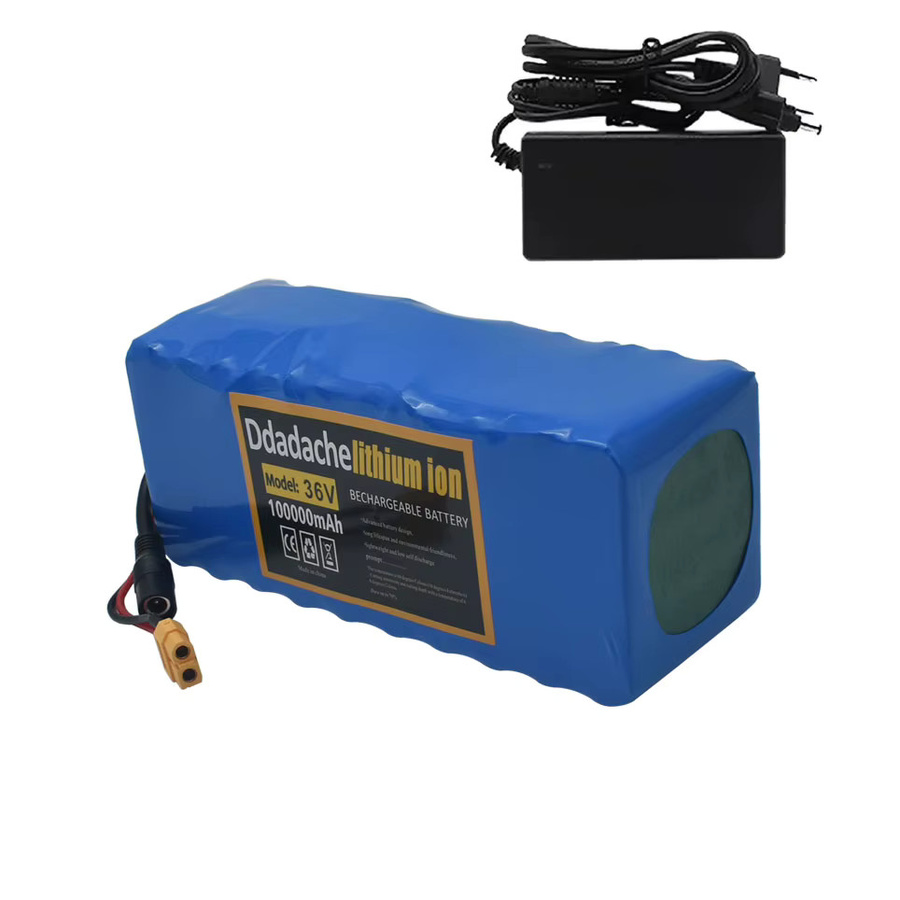 Lithium-Akku 10S4P 36V 100Ah mit BMS und XT60-Anschluss in Blau für E-Bike und Elektroroller inklusive Ladegerät - Bild 2