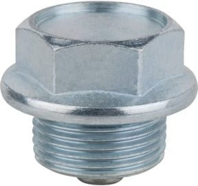 KS Tools Ölablassschraube Außensechskant 24mm, M22x1,5x14mm, Farbe: Silber, 10er-Pack - Bild 1