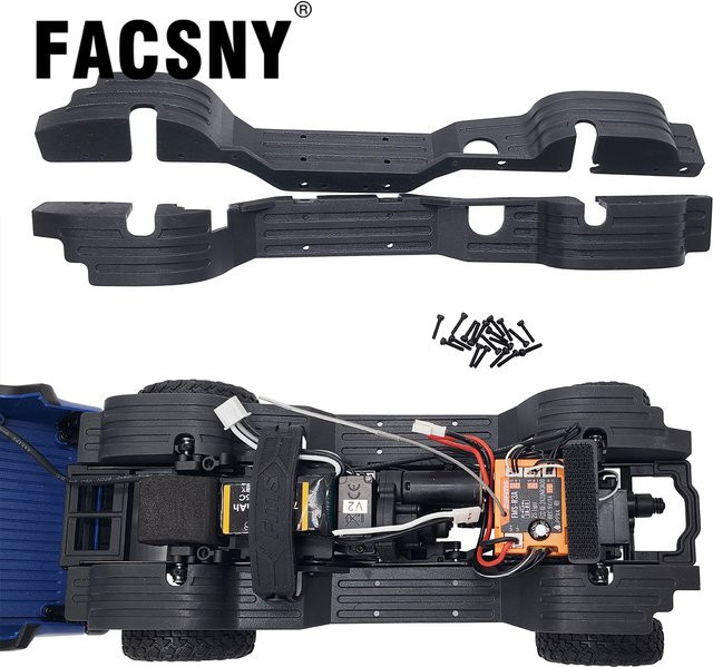 FACSNY Innenkotflügelverkleidung, 2-teiliges Set, Schwarz, 1:24 - Bild 1