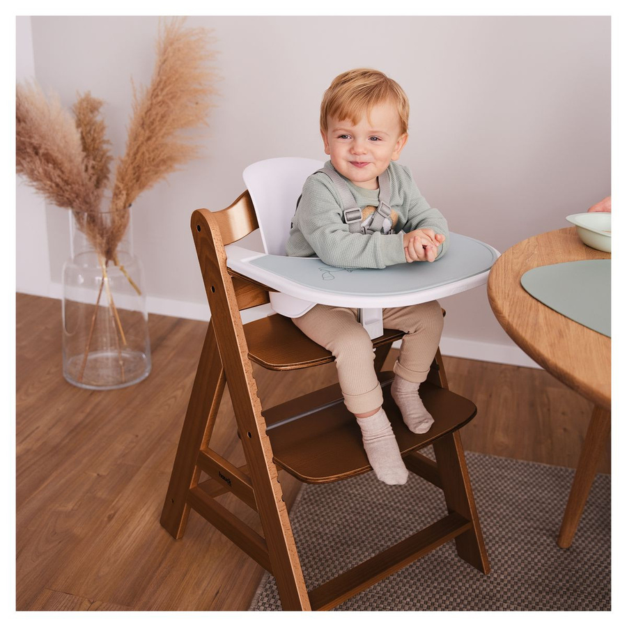 Hauck Alpha Plus Sparset 3-teilig Hochstuhl mit Baby Seat und Essbrett in Walnut - Bild 6