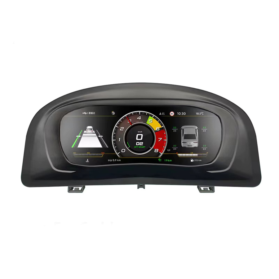 Wowuseful 10,25 Zoll Digitales Dashboard Cluster Android Player für VW Caddy 2003-2020 mit Karten-Navigation und Radio in Schwarz - Bild 7