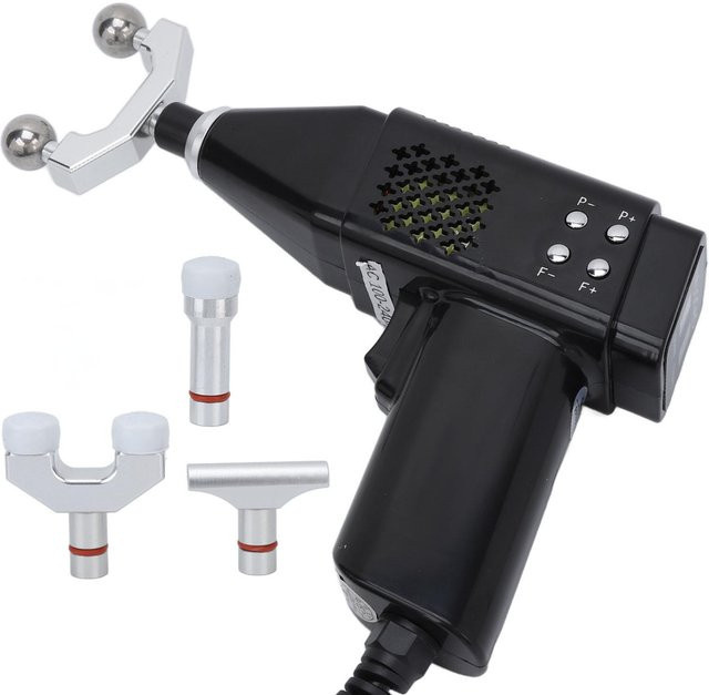 OutsideWorld Elektrisches chiropraktisches Einstellwerkzeug zur Wirbelsäulenmassage für Skoliose, Schwarz, AU Plug - Bild 1