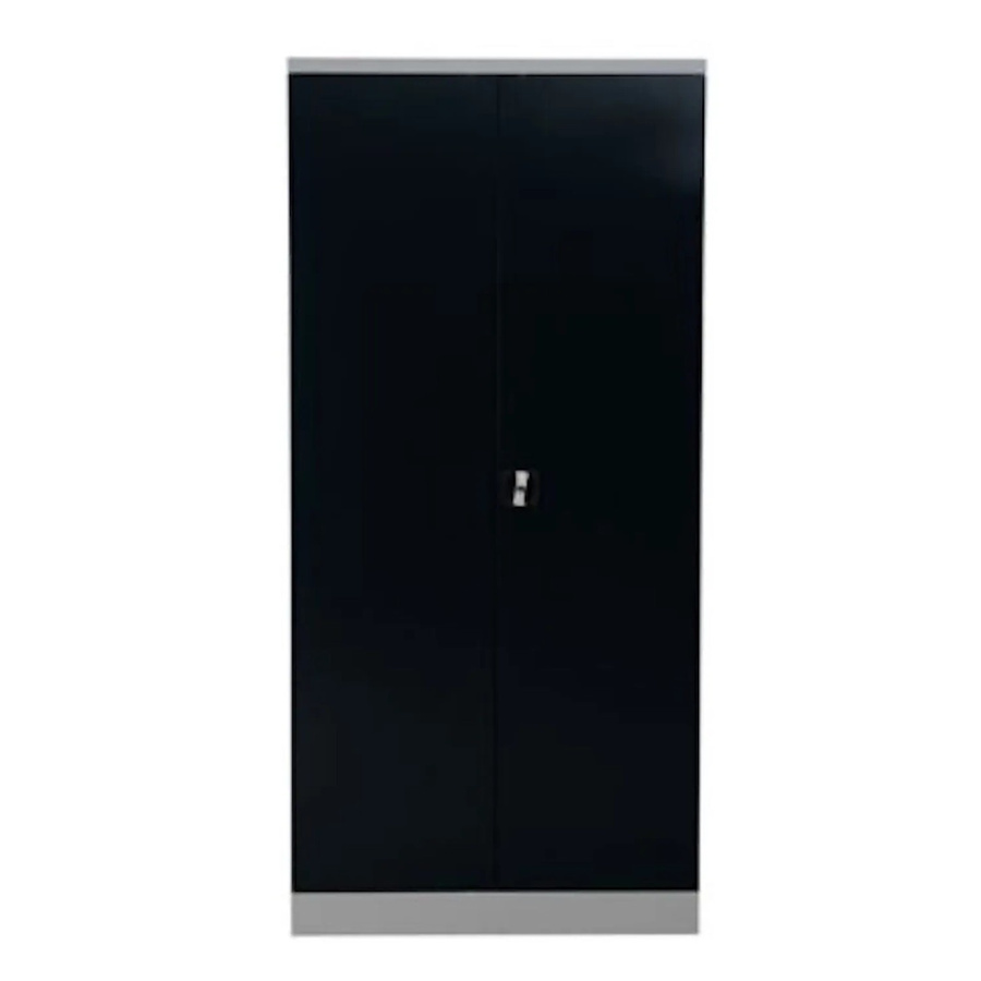 PROREGAL Stahlschrank Bee mit 4 Fachböden in Grau und Anthrazit, H x B x T: 195 x 92 x 50 cm - Bild 2