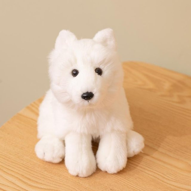 Yiran toy Polarfuchs Plüschtier, Weiß, 20cm - Bild 1