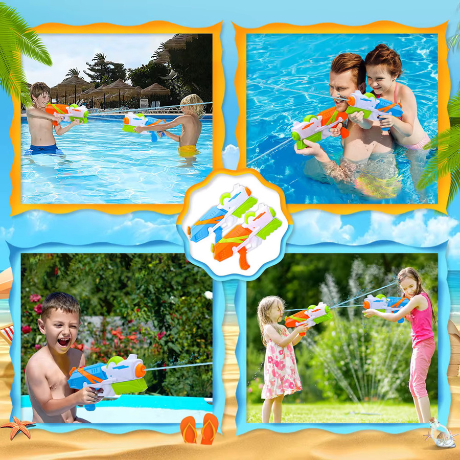 DIZ TOYS Wasserpistole mit Pumpmechanismus, 15,5-Zoll, Bunt / Mehrfarbig - Bild 3