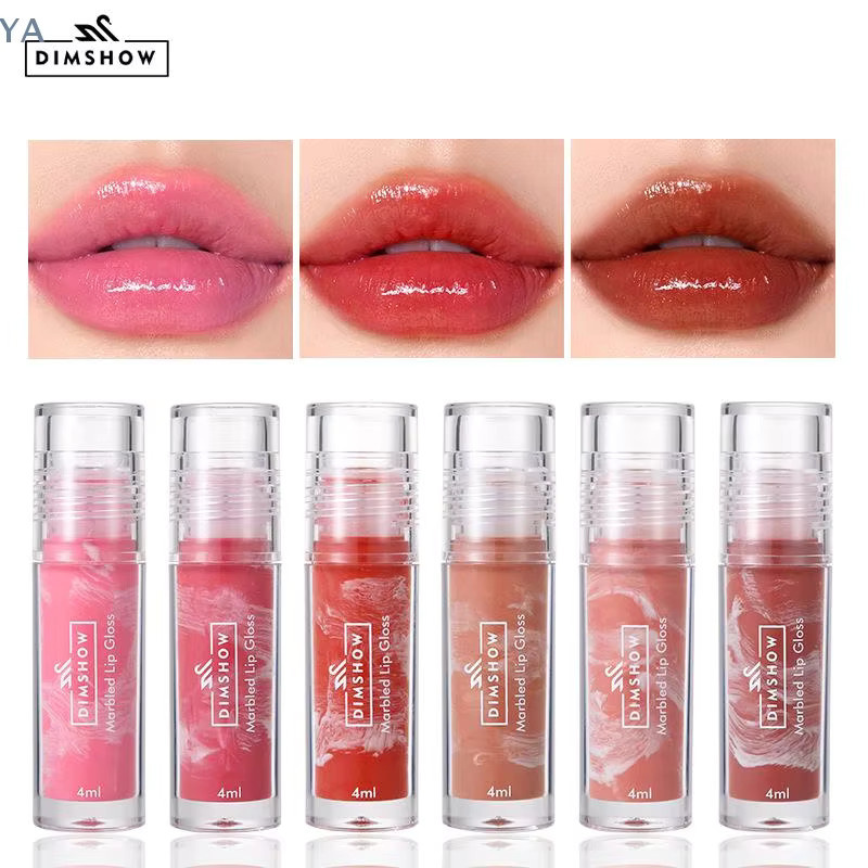 DIMSHOW Lipgloss, 6 Farben, Marmoriert, Glänzend - Bild 2
