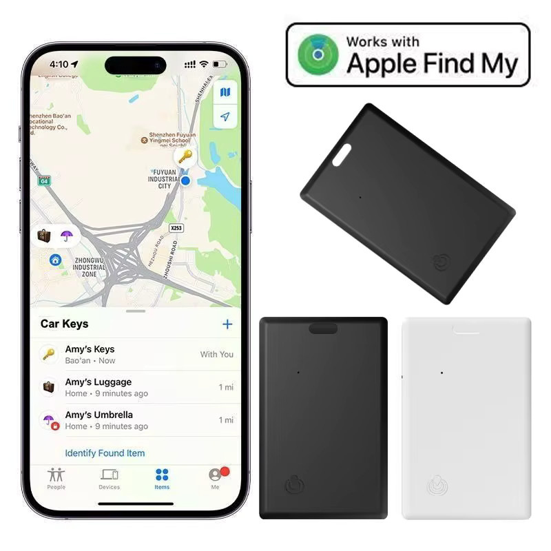wesolvet Smart Tag Bluetooth Wallet Tracker für Apple Find My App in Blau oder Schwarz - Bild 5