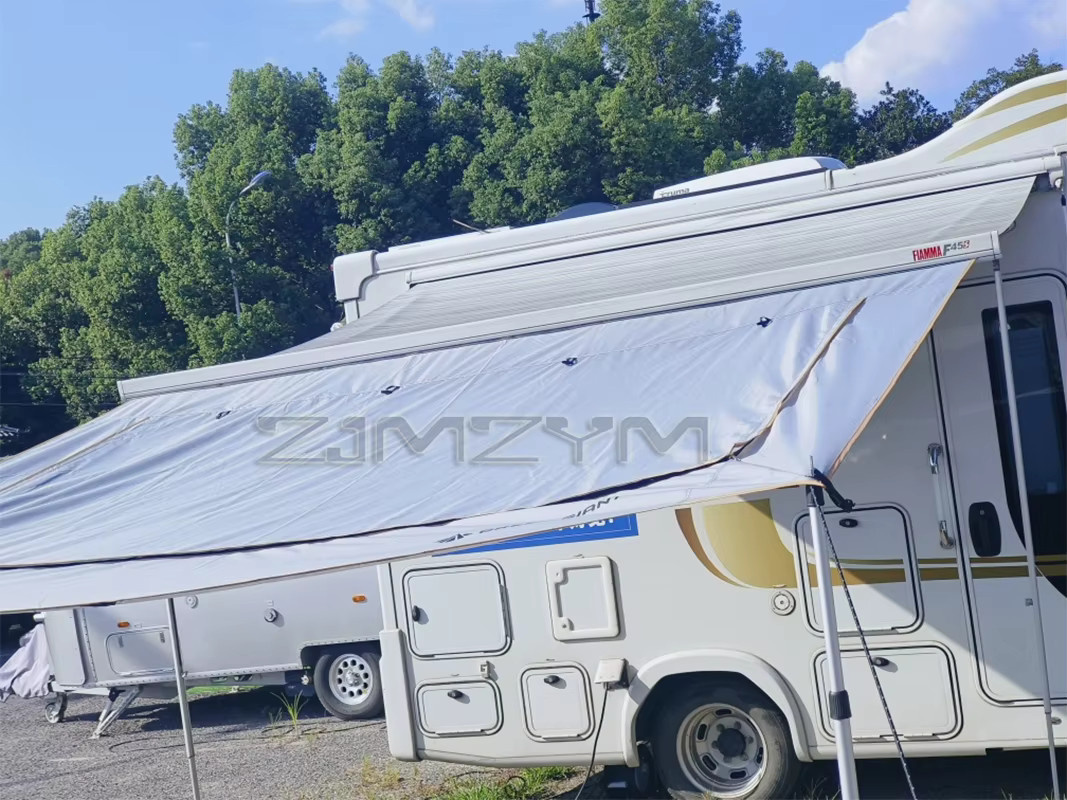 Seitliche Markise aus Oxford-Polyester als RV-Erweiterungs-Seitenüberdachung mit UV-Schutz für Wohnwagen und Wohnmobile - Bild 4