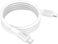 Ansmann Silikonkabel USB-C auf USB-C in Weiß, Länge: 60 cm - Bild 1