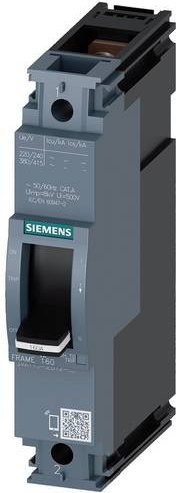 Siemens 3VA1112-4ED12-0AA0 Leistungsschalter in Grau mit einem Einstellbereich von 125 A und einer maximalen Schaltspannung von 415 V/AC - Bild 1