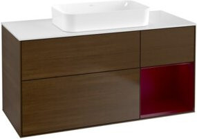 V&B Waschtischunterschrank Finion in Walnut Veneer, Farbe Braun, B: 120 cm, T: 60 cm - Bild 1