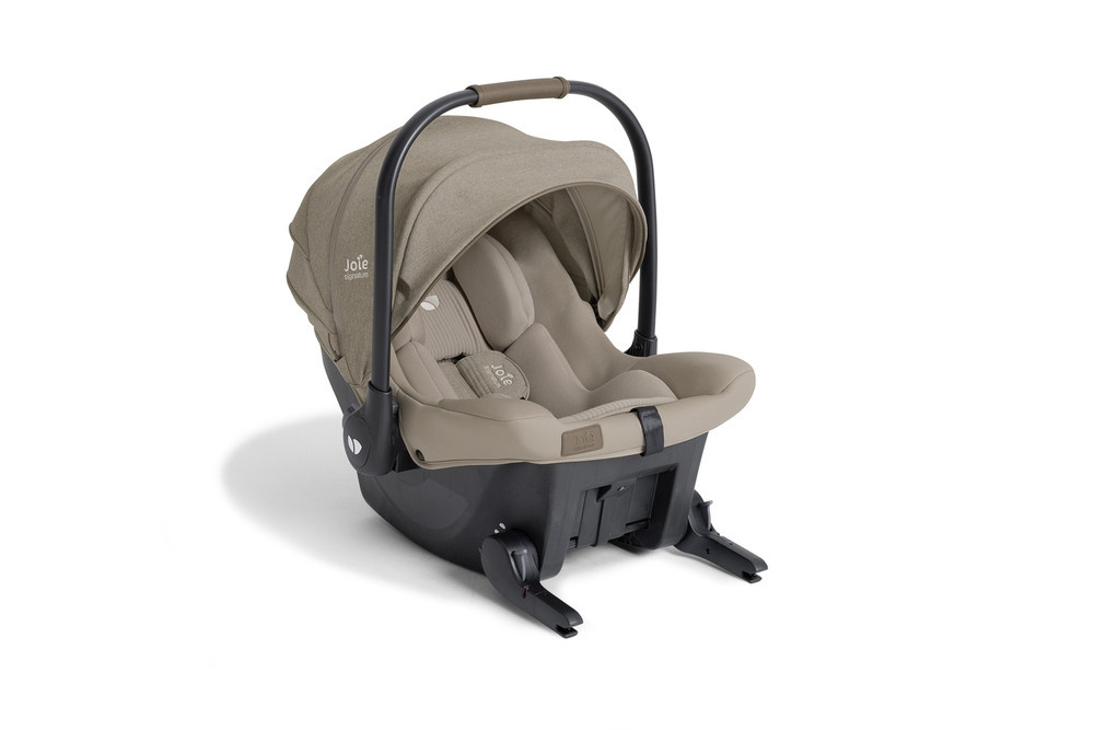 Joie Signature Babyschale Sprint mit Isofix-Basis, Sandstone/Beige, für 40-75 cm - Bild 1