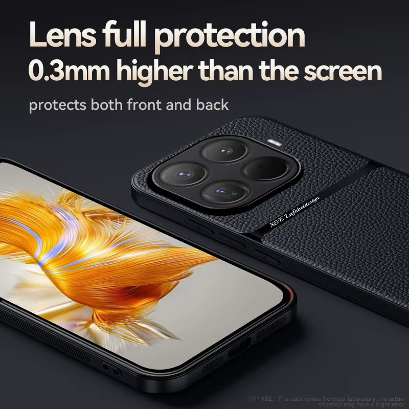 Luxuriöse Magnetische Lychee-Leder Schutzhülle für Xiaomi 17T Pro, 15T Pro, 17 Pro Max und 17Max Ultra in Schwarz und Blau - Bild 3