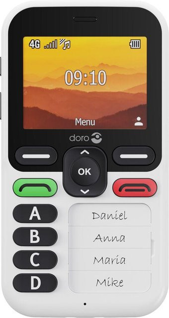 Leva X10 4G LTE Smartphone in Weiß (Modell 2025) mit USB-C, GPS und Bluetooth - Bild 1