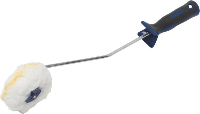 LUX-TOOLS Goldfaden-Eckenroller mit 2K-Softgriff in Schwarz-Blau, Durchmesser: 5 cm - Bild 1