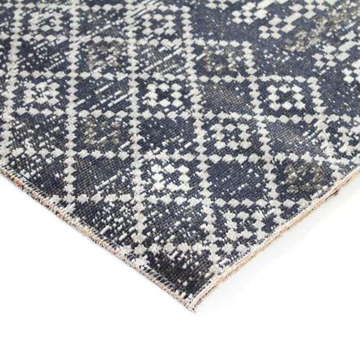 The Deco Factory Teppich für Innen- und Außenbereich mit Geo-Muster in Blau, B: 120 cm, L: 170 cm - Bild 2