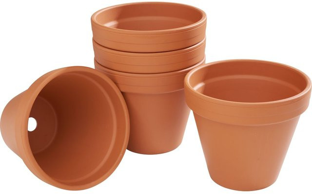 VBS Terrakotta-Töpfe in Braun, 5er Set, Durchmesser: 14 cm - Bild 1