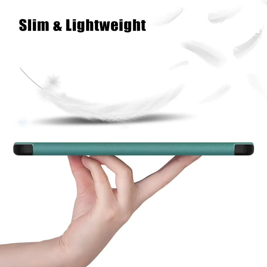 Magnetische Trifold Schutzhülle aus PU-Leder für Xiaomi Redmi Pad SE 2024 8,7 Zoll in Blau - Bild 6
